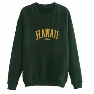 Hawaii crew neck sweater